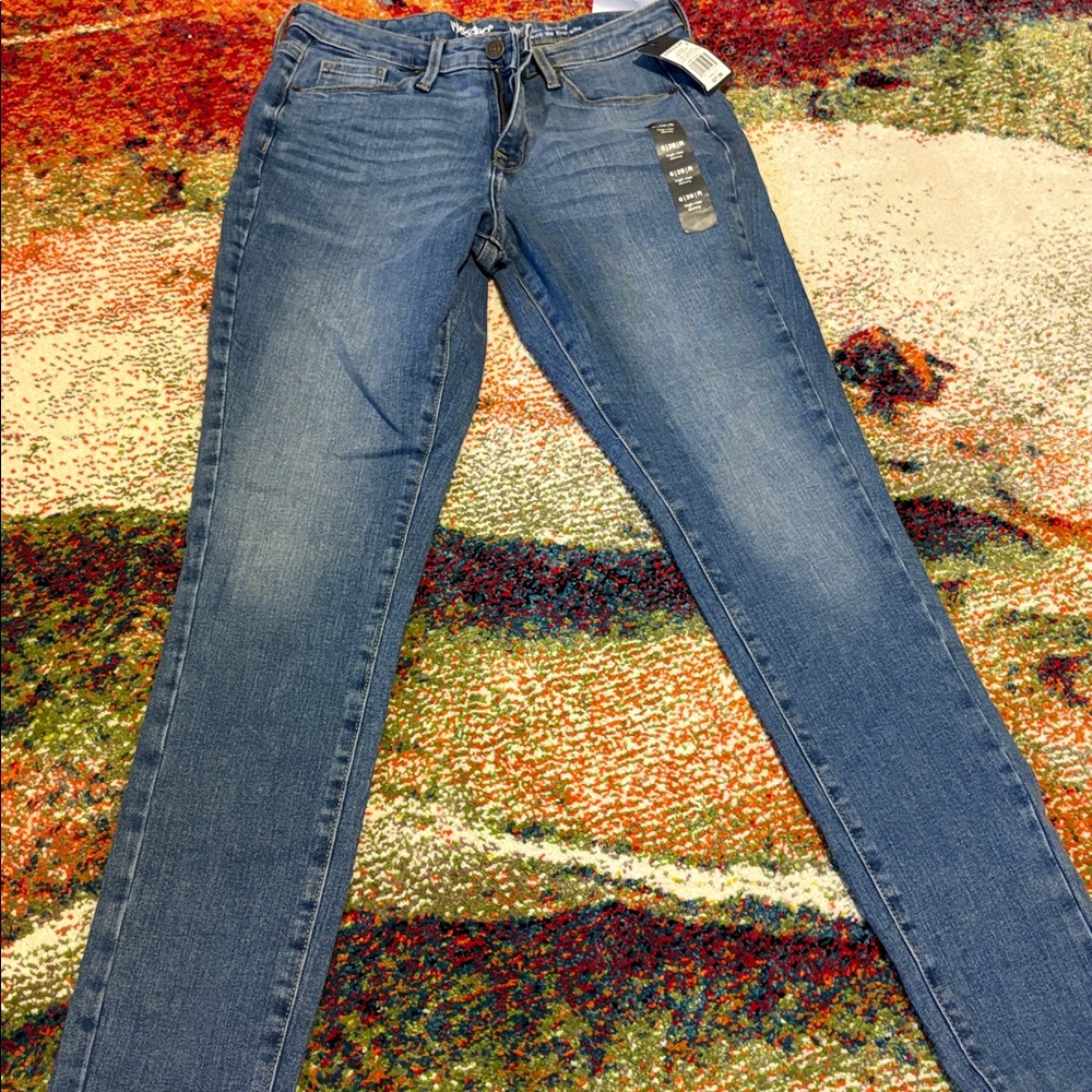 Blue Denim Skinny Jeans